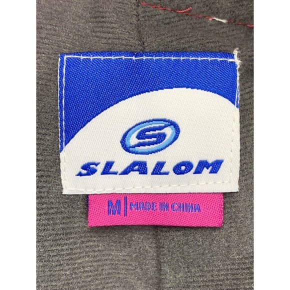 Slalom Womens Insulated Cargo Snow Pants Bright Rose Pink Medium Water Resistant - Picture 2 of 16